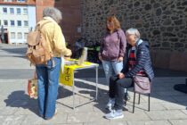 Stand auf dem Tauschmarkt
